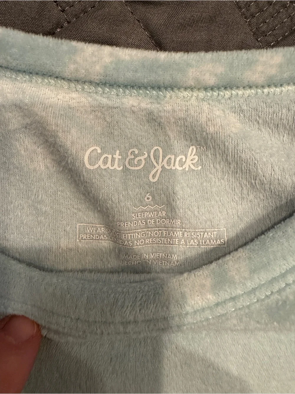 Cat & Jack Soft Blue Snowflake Kids Pajama Set